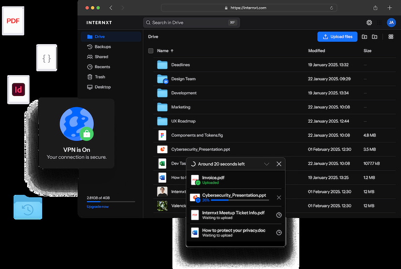 DriveWeb DarkMode image desktop
